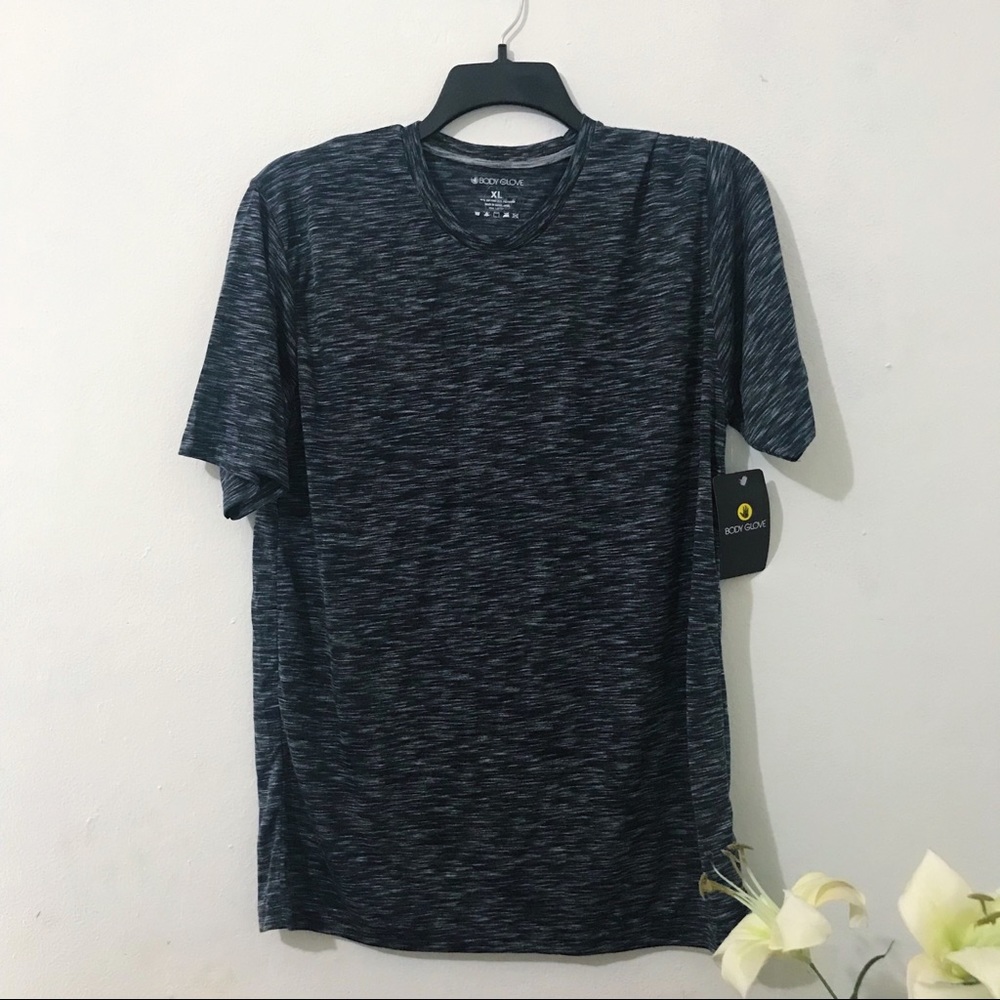 Black Quick-Dry Workout Shirt // bodyglove